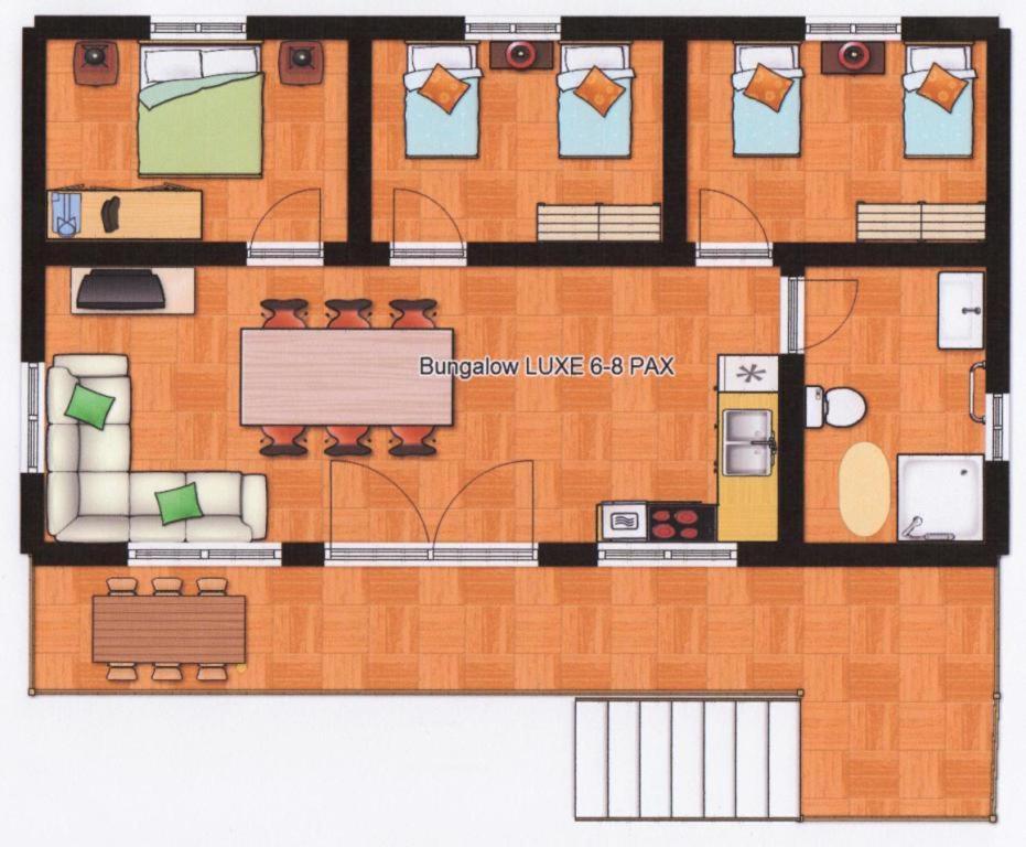 Bungalows Nou Camping La Guingueta D'Aneu ห้อง รูปภาพ